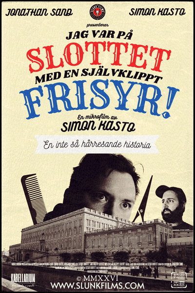 Poster do Filme Jag var på slottet med en självklippt frisyr!