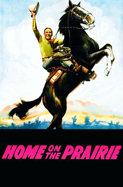 movie poster for Home on the Prairie