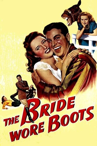 Poster for the movie The Bride Wore Boots