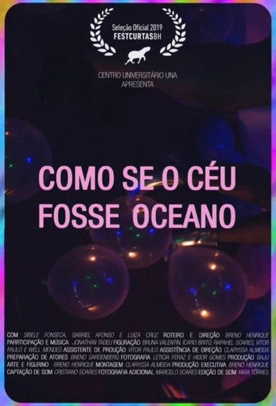 Poster do Filme Como se o Céu Fosse Oceano