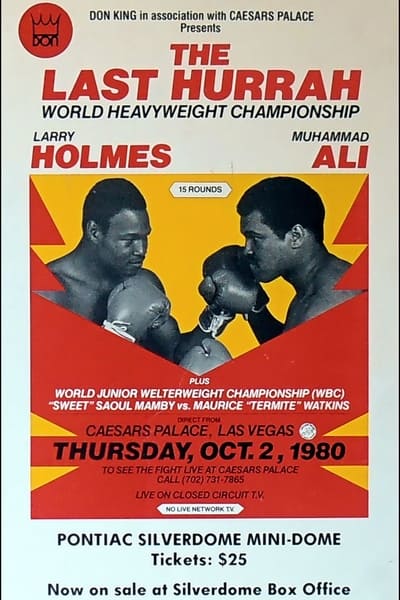 Larry Holmes vs. Muhammad Ali