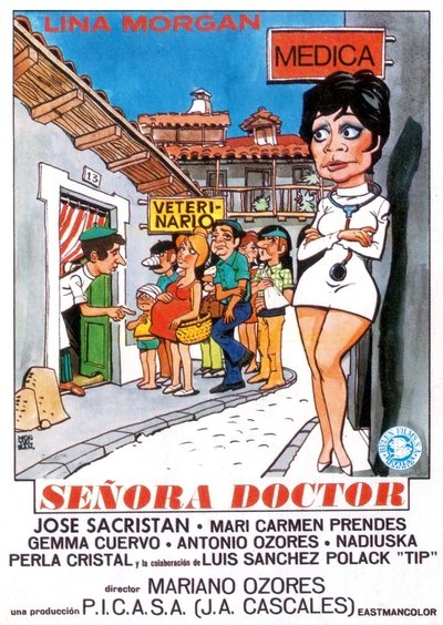 Poster for the movie Señora Doctor