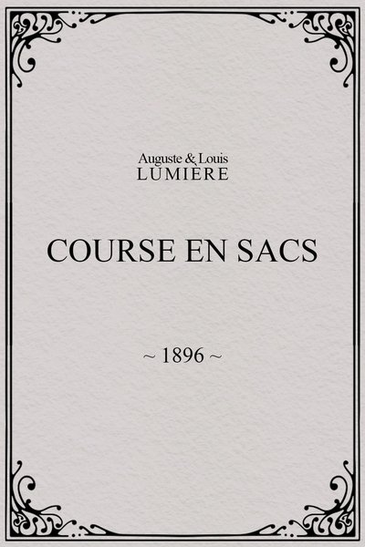 Course en sacs poster Course en sacs