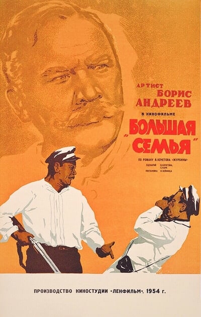 Watch - (1954) Большая семья Movie Online 123Movies