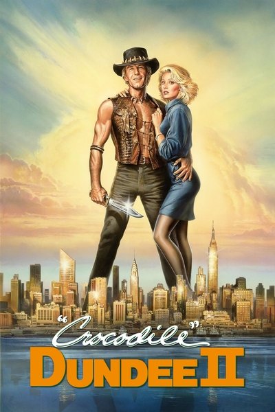 Poster for the movie Crocodile Dundee II