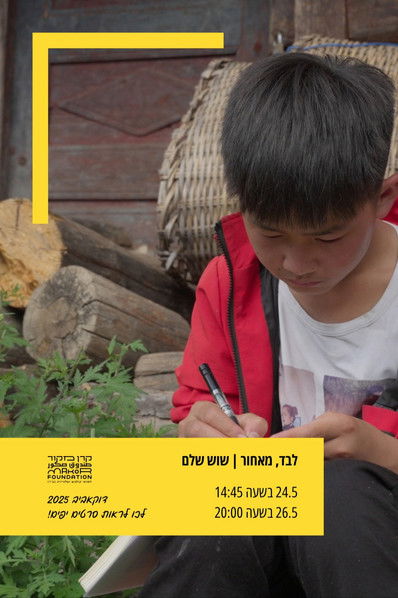 Poster do Filme לבד, מאחור