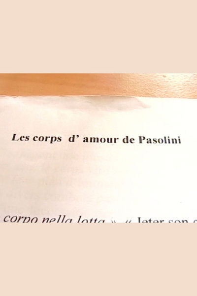 Poster do Filme Les corps d'amour de Pasolini