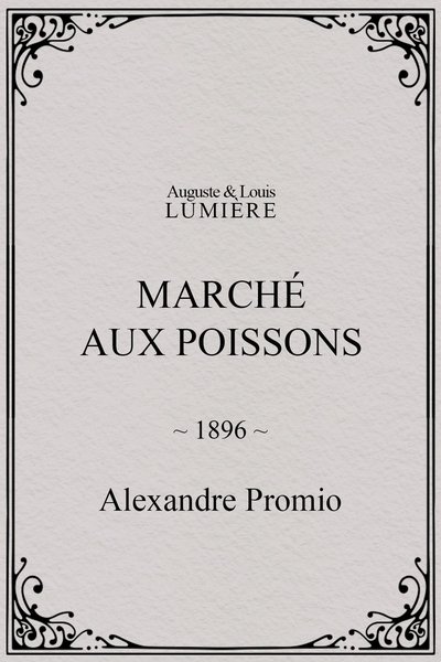 Poster do Filme Marché aux poissons