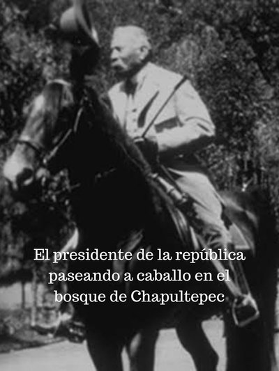 Le président en promenade poster Le président en promenade