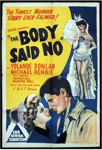 movie poster for The Body Said No!