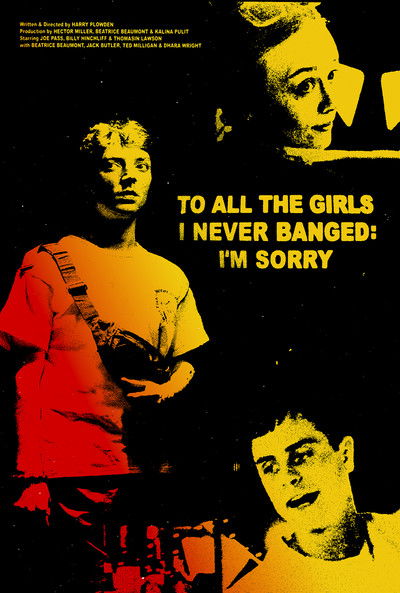 movie poster for To All The Girls I Never Banged: I'm Sorry