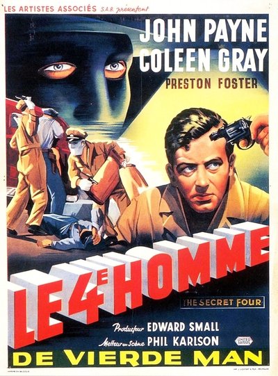Le quatrième homme poster Le quatrième homme