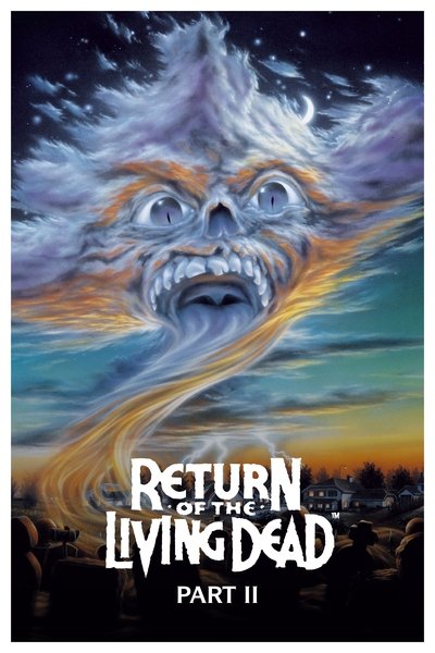 Poster for the movie Return of the Living Dead Part II