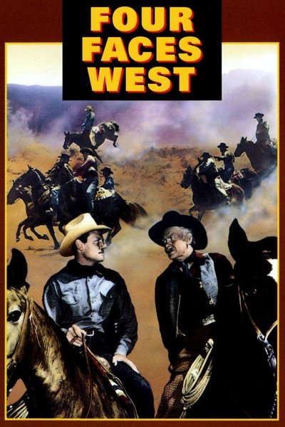 Poster for the movie Four Faces West