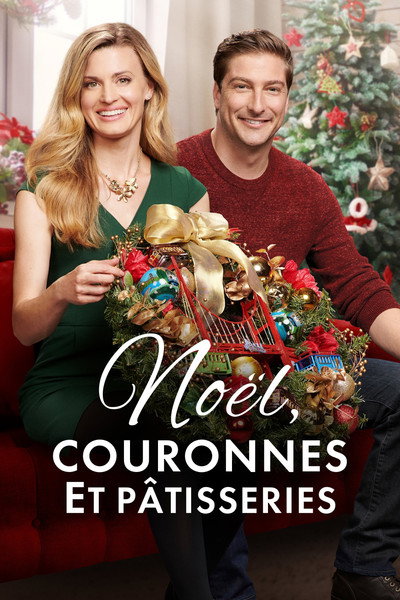 Noël, couronnes et pâtisseries