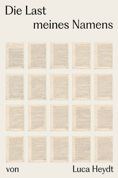 movie poster for The Weight Of My Name