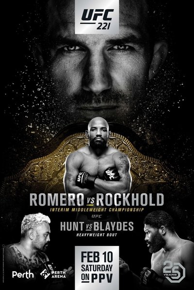 Poster for the movie UFC 221: Romero vs. Rockhold