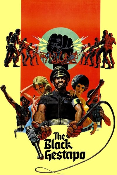 Poster for the movie The Black Gestapo