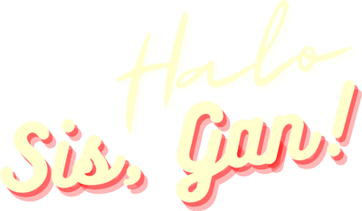 Halo, Sis, Gan! Logo