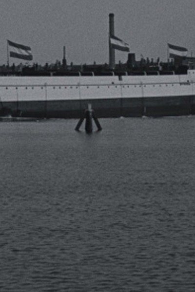 Poster do Filme Te water laten van de 'Koningin Regentes' aan de marinewerf, 1900
