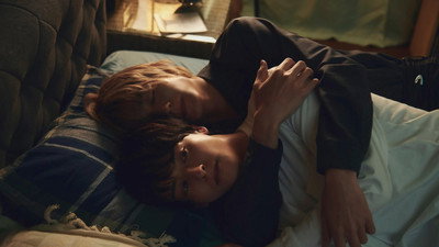 A Secret Date at Home!? The Two of Us in a Double Bed...