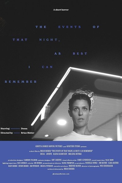 Poster do Filme The Events of That Night, As Best I Can Remember