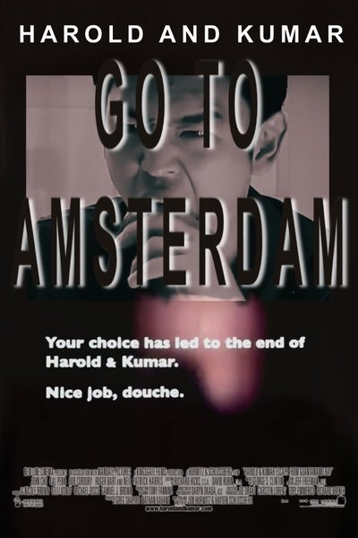 Poster for the movie Harold & Kumar Go to Amsterdam