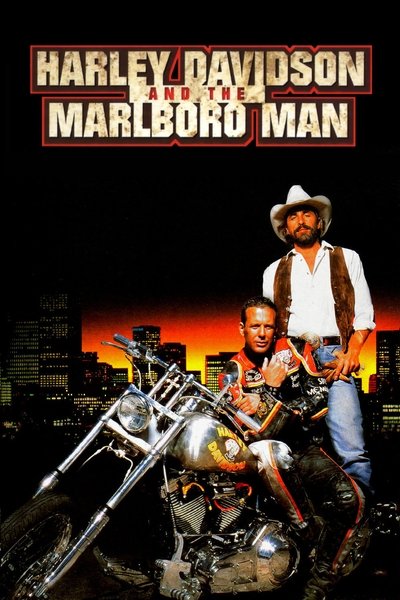 Poster for the movie Harley Davidson and the Marlboro Man