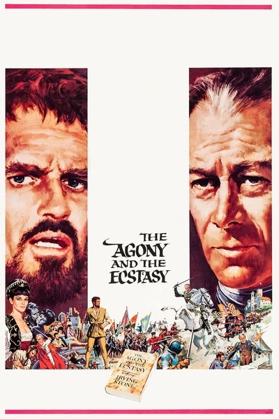 Poster for the movie The Agony and the Ecstasy