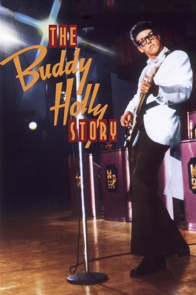 Poster for the movie The Buddy Holly Story