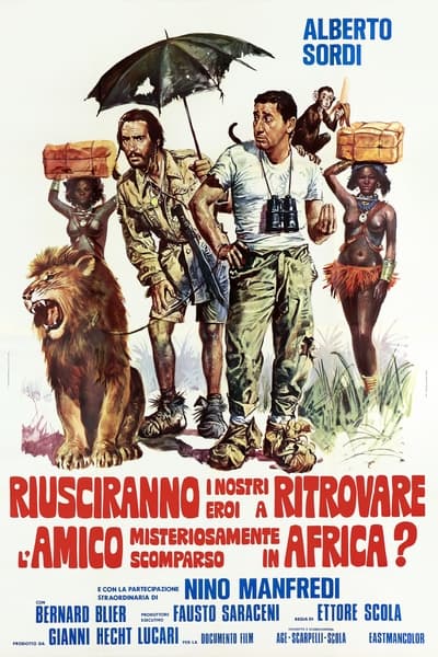 Poster for the movie Will Our Heroes Be Able to Find Their Friend Who Has Mysteriously Disappeared in Africa?