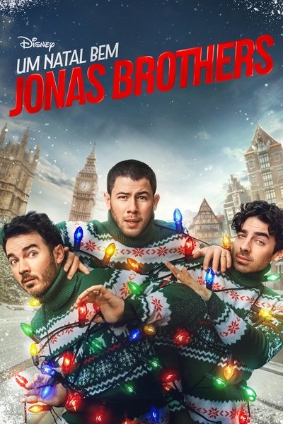 Poster do Filme Um Natal Bem Jonas Brothers