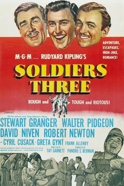 Watch - (1951) Soldiers Three Movie Online