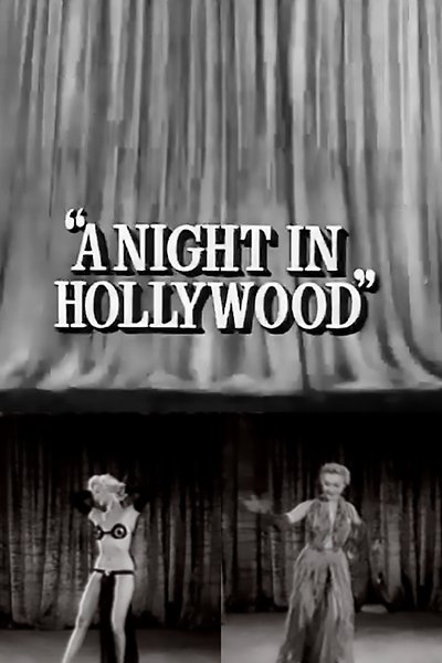 Poster for the movie A Night in Hollywood