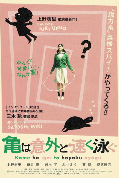 亀は意外と速く泳ぐ
