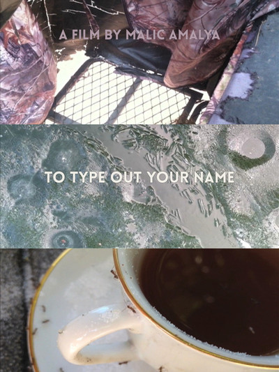 movie poster for To Type Out Your Name