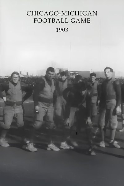 movie poster for Chicago-Michigan Football Game