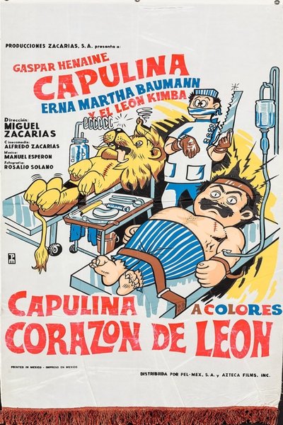 Capulina Corazón de León poster Capulina Corazón de León