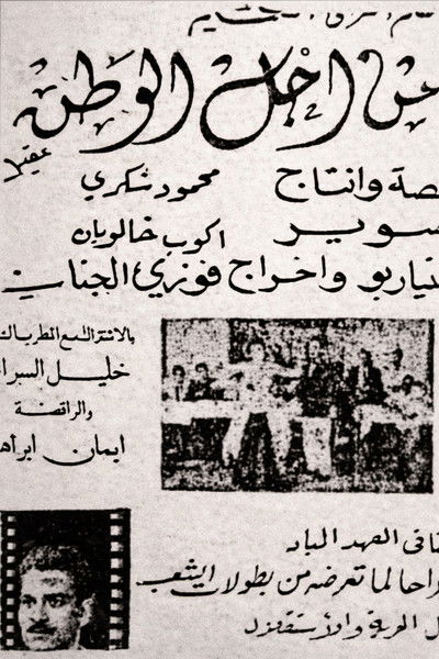 movie poster for For the sake of the homeland