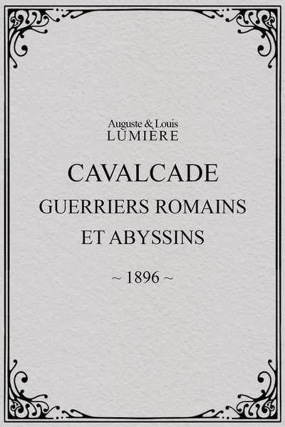 Poster do Filme Cavalcade (guerriers romains et abyssins)