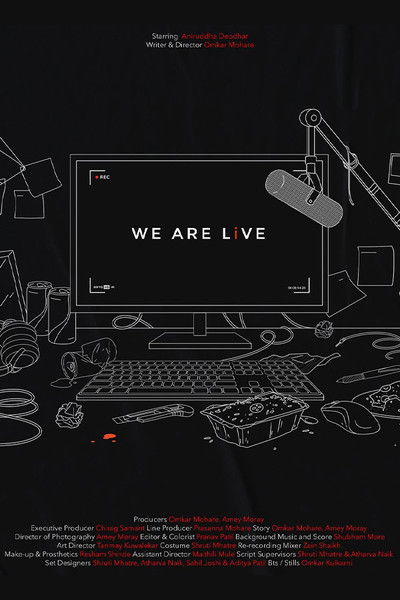Poster do Filme We Are Live
