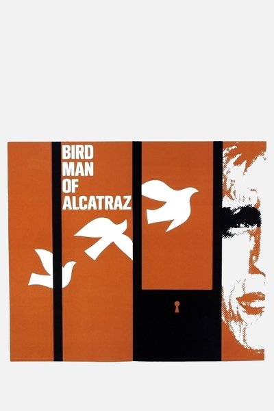 Poster for the movie Birdman of Alcatraz