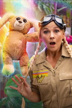 poster for Jagten på regnbuens magiske bamse