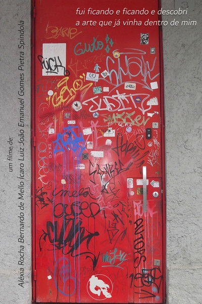 movie poster for fui ficando e ficando e descobri a arte que já vinha dentro de mim