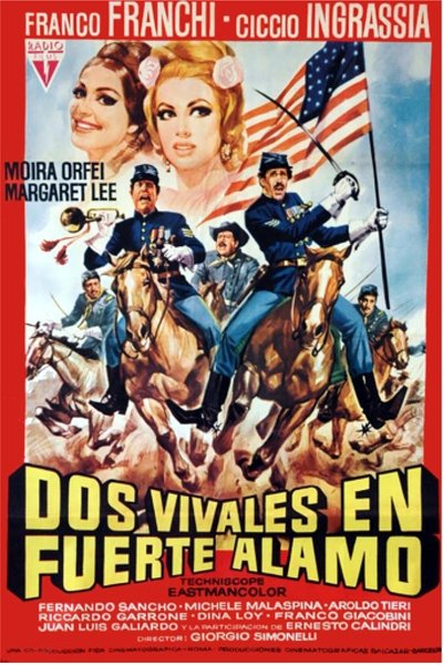 Dos vivales en Fuerte Álamo poster Dos vivales en Fuerte Álamo