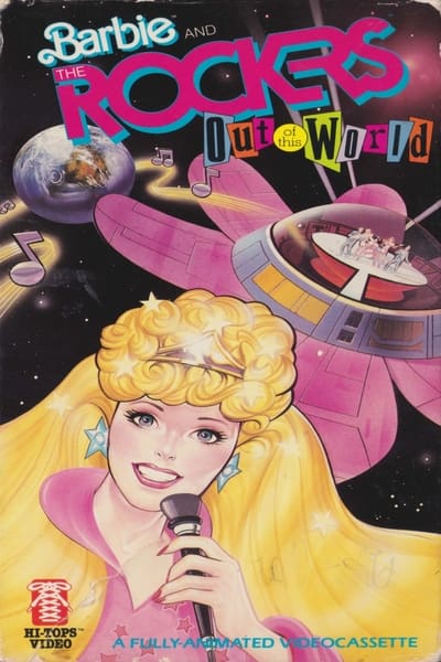 Poster for the movie Barbie and the Rockers: Out of This World