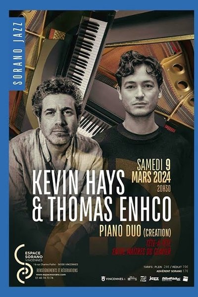 Poster do Filme Thomas Enhco solo, Thomas Enhco & Kevin Hays Jazz sous les Pommiers 2025