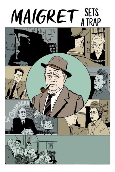 Poster for the movie Maigret Sets a Trap