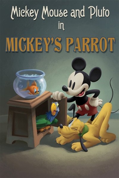 Poster for the movie Mickey's Parrot