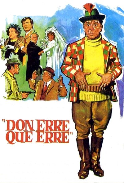 Poster for the movie Don erre que erre